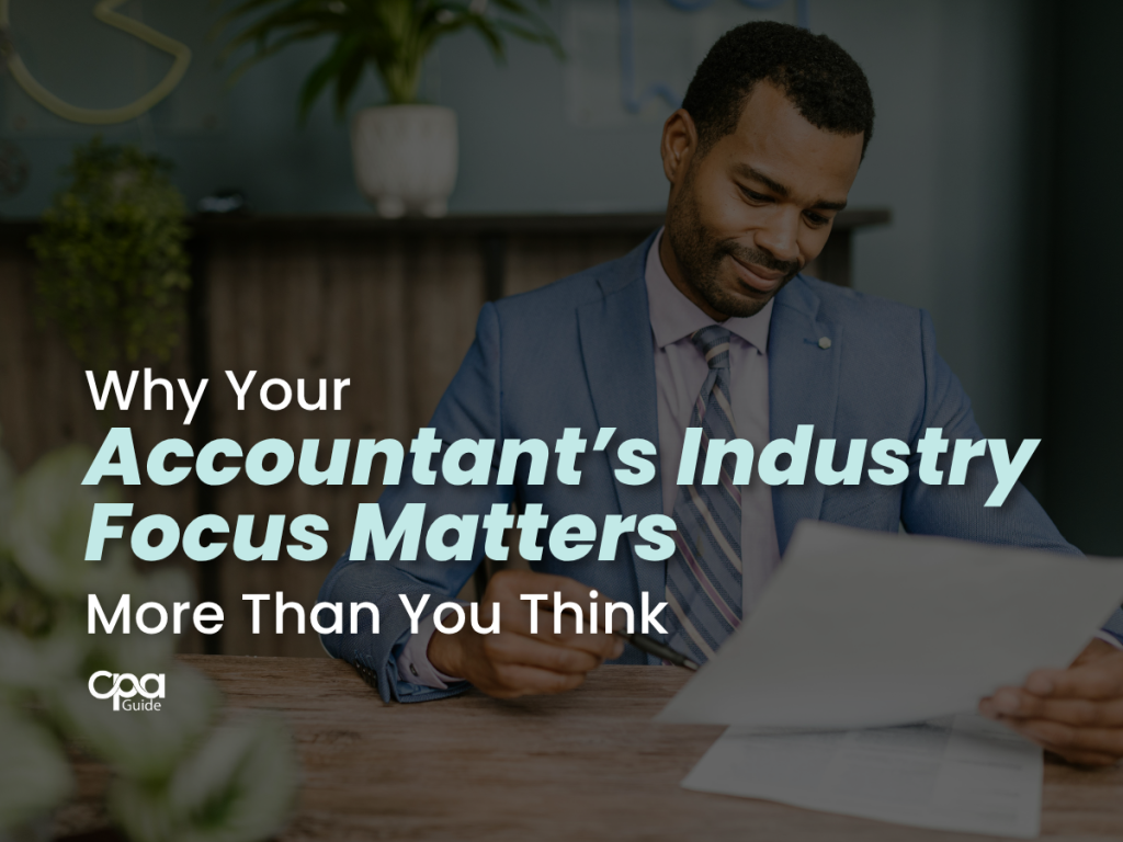 Banner image for the article Why Your Accountants Industry Focus Matters More Than You Think